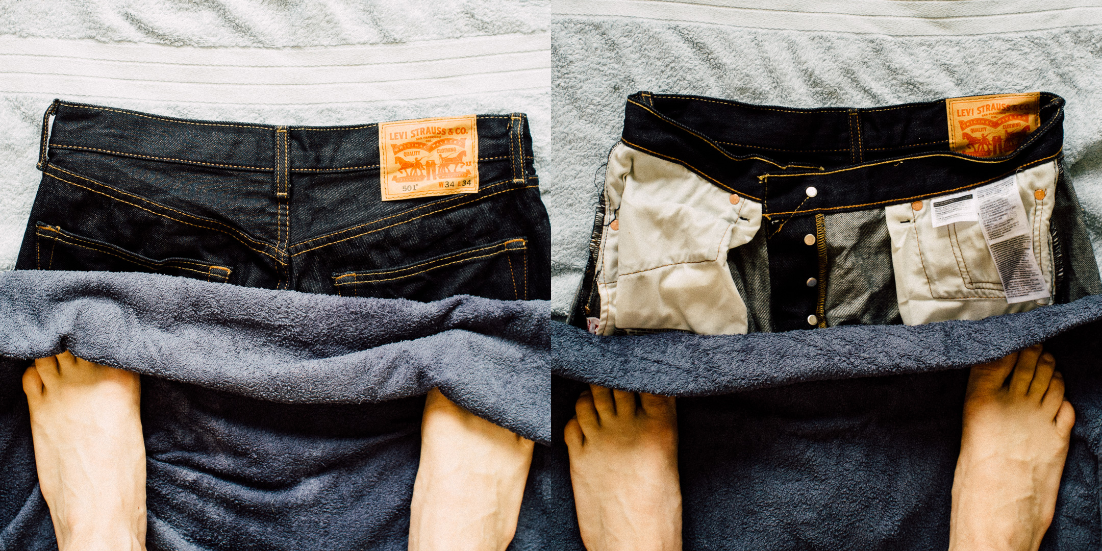 How to shrink-to-fit the classic Levi’s 501 STF Jeans