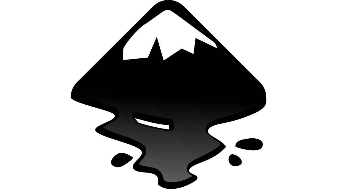 Inkscape's logo has a typical vector graphics look