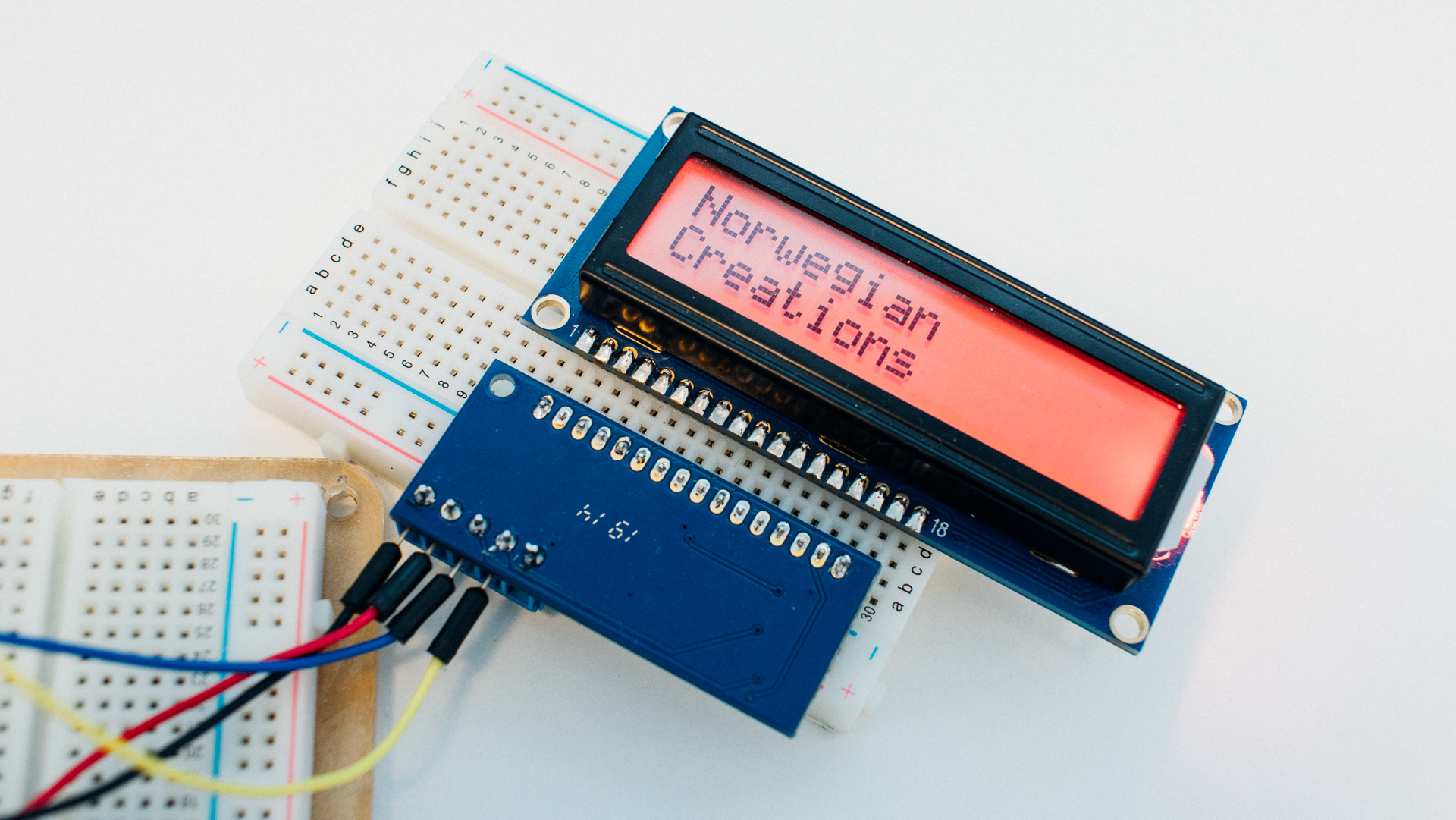 Tact puppy Lyrical Arduino Tutorial: LCD Displays pt. 2 – The Serial Backpack – Norwegian  Creations